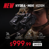 HS210M - HYDRA-Mini Multi-Function Thermal Scope - Helmet Mounted, Standalone Scope, Clip-On, Handheld Monocular