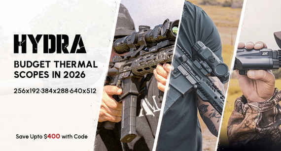 Best Budget Thermal Scopes From DNT HYDRA in 2026: Non-LRF and LRF Options