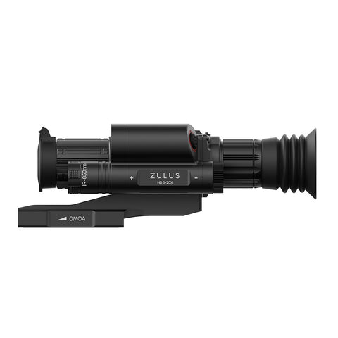 ZHD520R - ZULUS HD 5-20X Digital Night Vision Scope with Laser Rangefinder and Ballistic Calculator