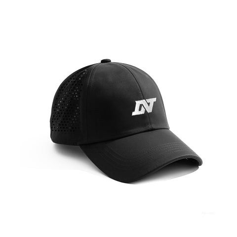 DNT Logo Black Mesh-Back Cap