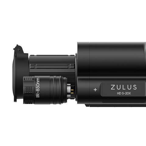 ZHD520R - ZULUS HD 5-20X Digital Night Vision Scope with Laser Rangefinder and Ballistic Calculator