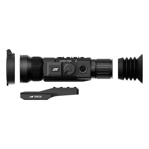 HS650R - HYDRA-LRF Multi-Function Thermal Scope with Laser Rangefinder and Ballistic Calculator - Standalone Scope, Clip-On, Handheld Monocular