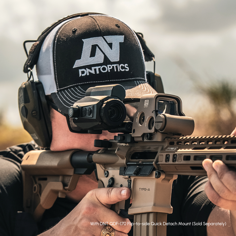 NVMD-C200 Night Vision Multi-Purpose Device - Red Dot Magnifier, Standalone Scope, Clip-On, Action Camera