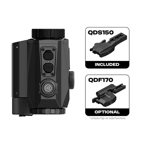 NVMD-C200 Night Vision Multi-Purpose Device - Red Dot Magnifier, Standalone Scope, Clip-On, Action Camera