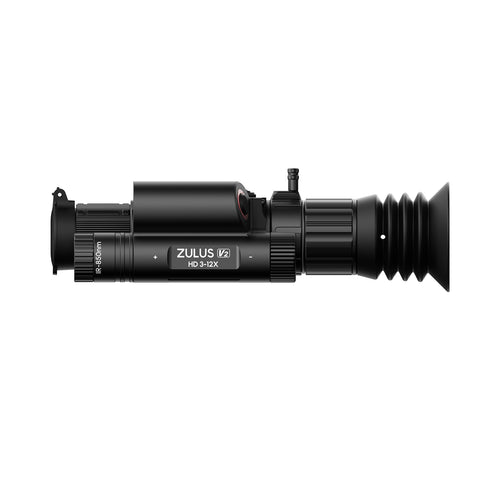 ZHD312R-V2 - ZULUS HD V2 3-12X Digital Night Vision Scope with Laser Rangefinder and Ballistic Calculator