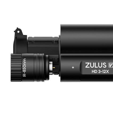 ZHD312R-V2 - ZULUS HD V2 3-12X Digital Night Vision Scope with Laser Rangefinder and Ballistic Calculator